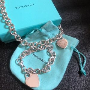 Return to Tiffany Heart Tag Necklace + Bracelet